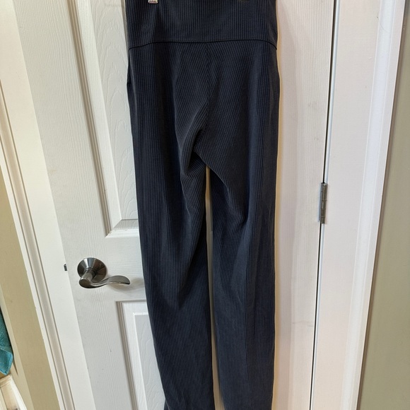 LULULEMON Black Ribbed Softstreme Flare Pant - Picture 7 of 9